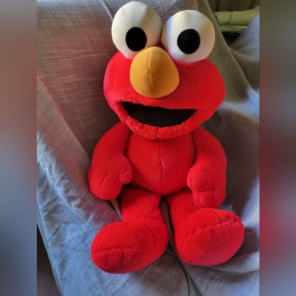 Giant Elmo 27" retro 1996 Jim Henson  stuffed toy Plush jumbo - Picture 7 of 8